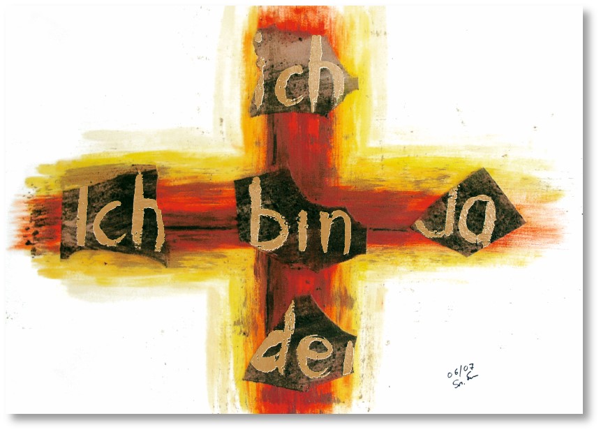 Klappkarte - Ich bin der, ich bin da Klappkarte - Ich bin der, ich bin da