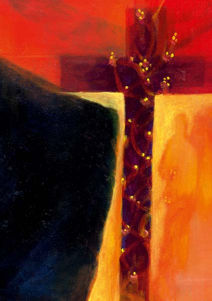 Klappkarte - Das Kreuz bringt Licht und Trost