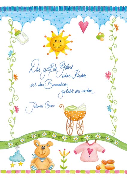 Klappkarte - Wunder der Liebe Klappkarte - Wunder der Liebe