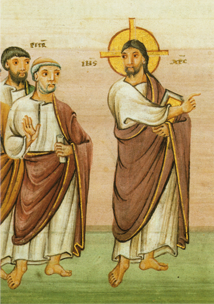 Klappkarte - Christus und Apostel Klappkarte - Christus und Apostel