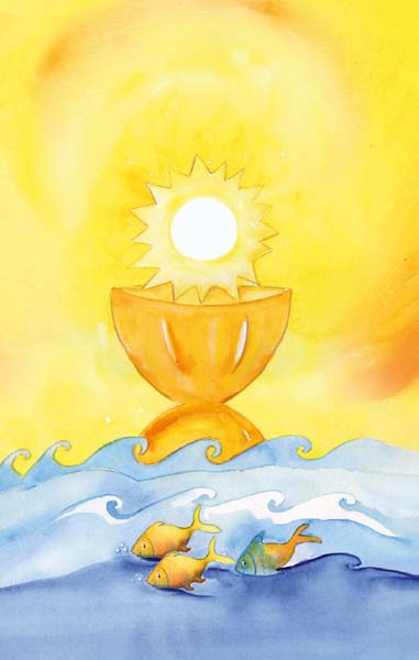 Bildchen - Jesus - Sonne, Brot und Leben Bildchen - Jesus - Sonne, Brot und Leben
