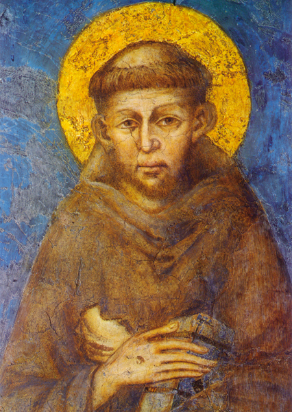 Kunst-Postkarte - St. Franziskus