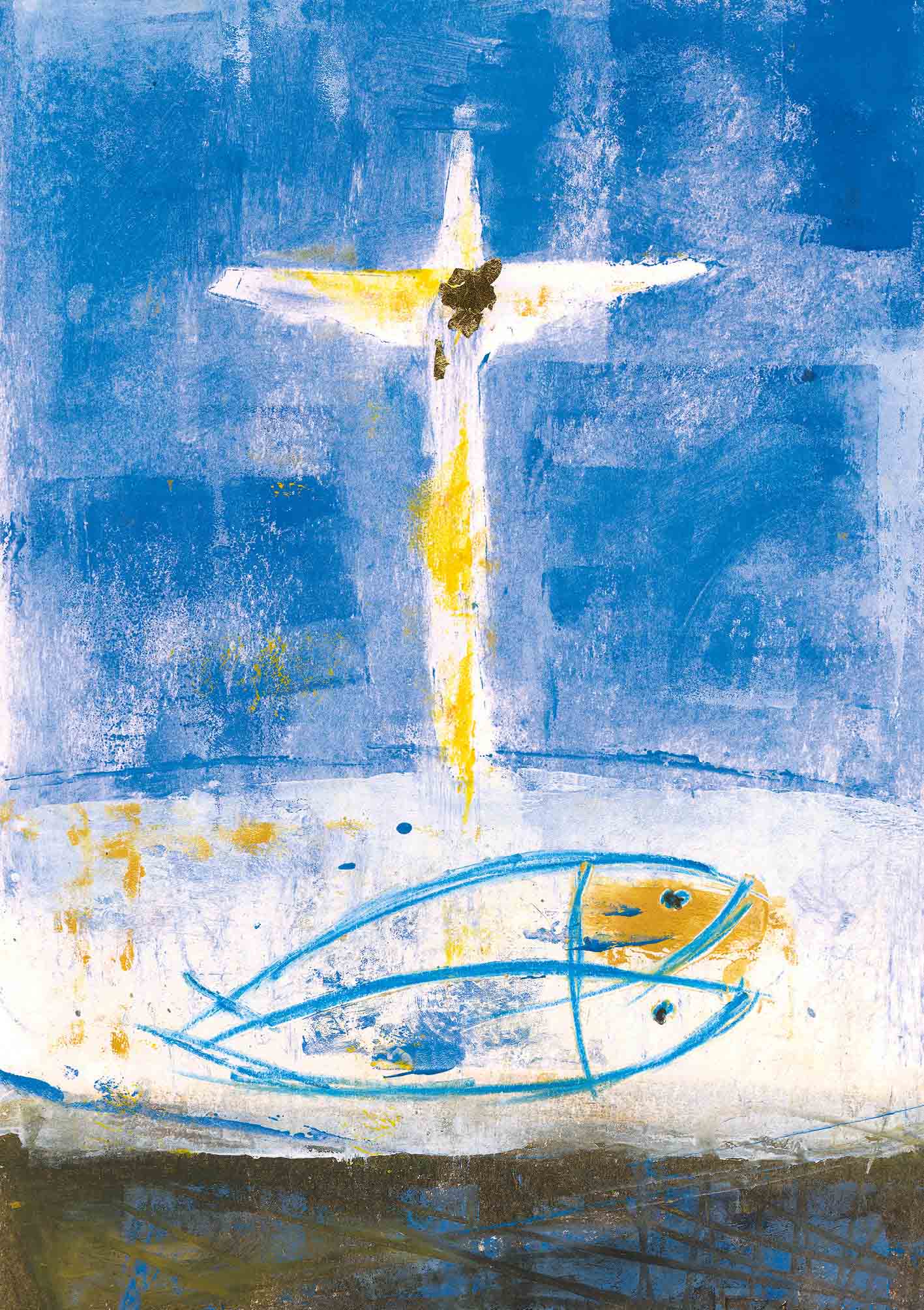 Klappkarte - Aus Wasser strömt Leben Klappkarte - Aus Wasser strömt Leben