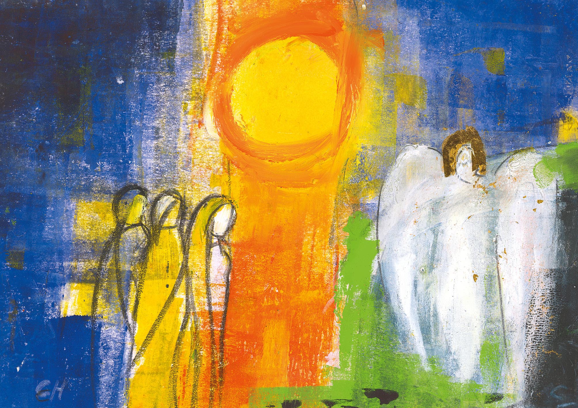 Klappkarte - Auferstehung - eine strahlende Botschaft Klappkarte - Auferstehung - eine strahlende Botschaft