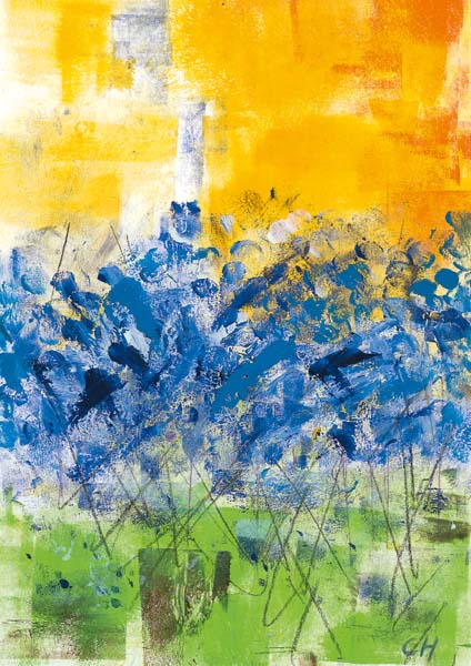 Klappkarte - Ein Meer voll Blumen Klappkarte - Ein Meer voll Blumen