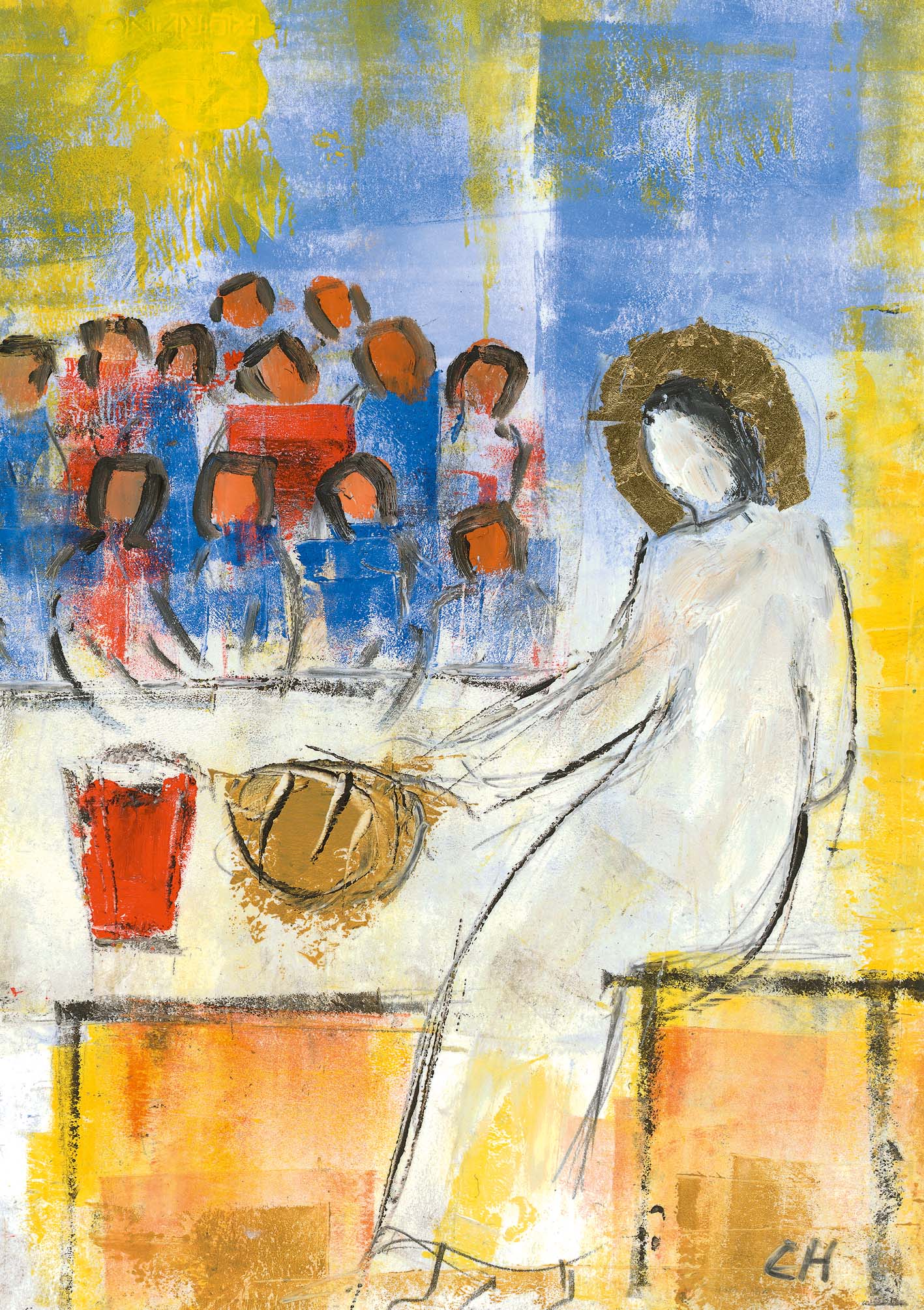 Klappkarte - Bei Jesus daheim Klappkarte - Bei Jesus daheim