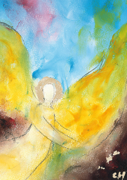 Klappkarte - Engel der Güte Klappkarte - Engel der Güte