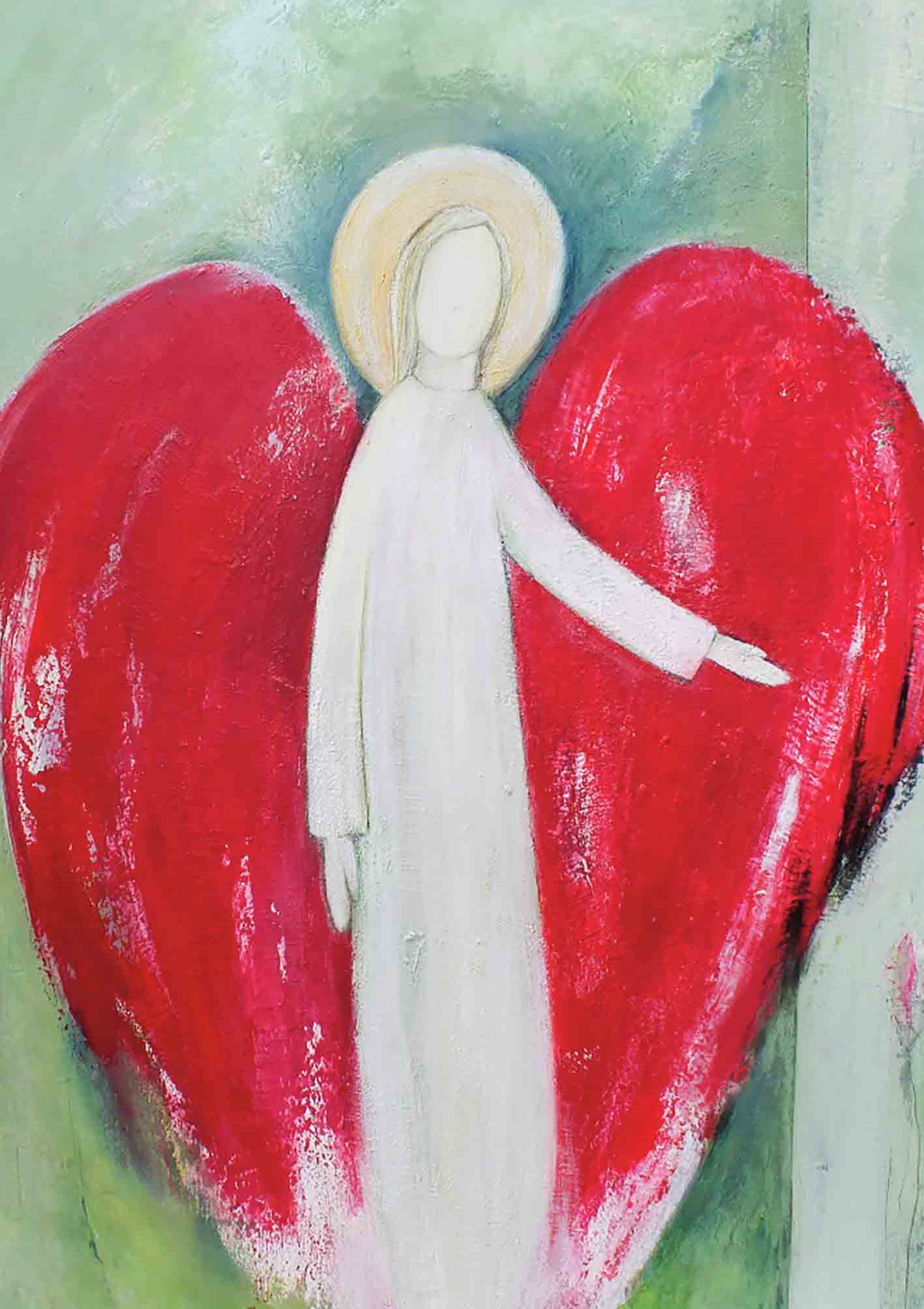 Klappkarte - Engel der Liebe Klappkarte - Engel der Liebe