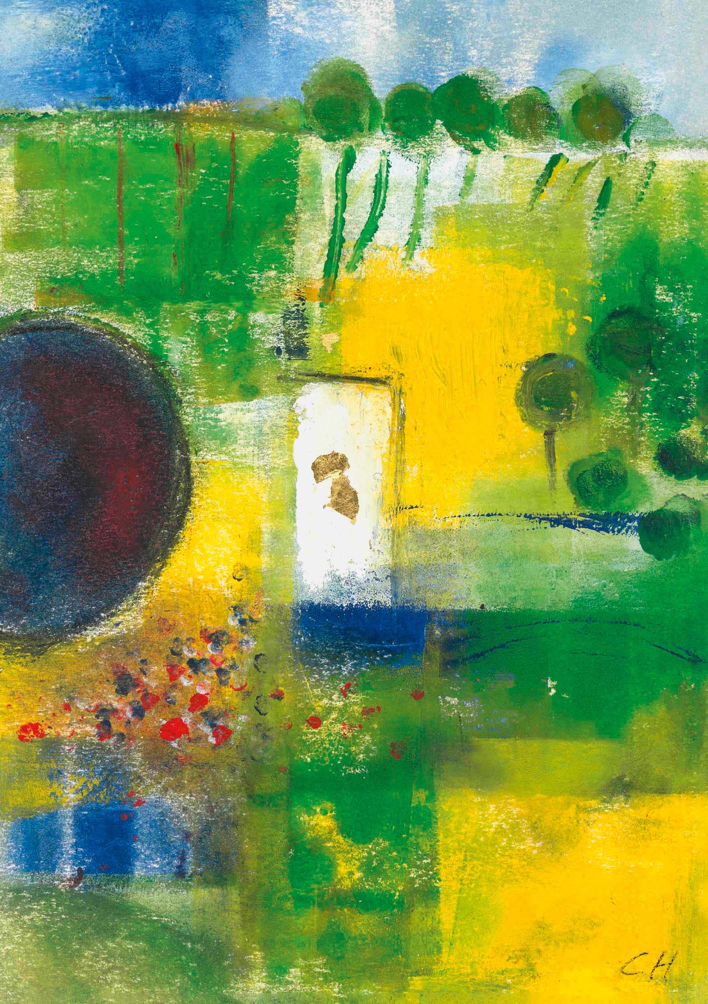 Kunst-Klappkarte - Das Grab ist leer - Halleluja Kunst-Klappkarte - Das Grab ist leer - Halleluja