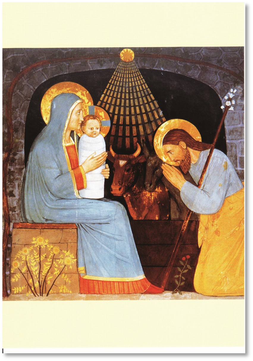 Klappkarte - Geburt Christi