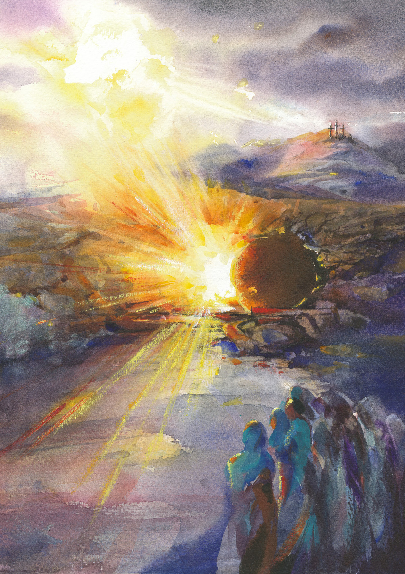 Klappkarte - Licht durchbricht Dunkel Klappkarte - Licht durchbricht Dunkel