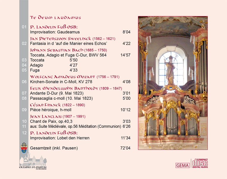 CD - Te deum Laudamus