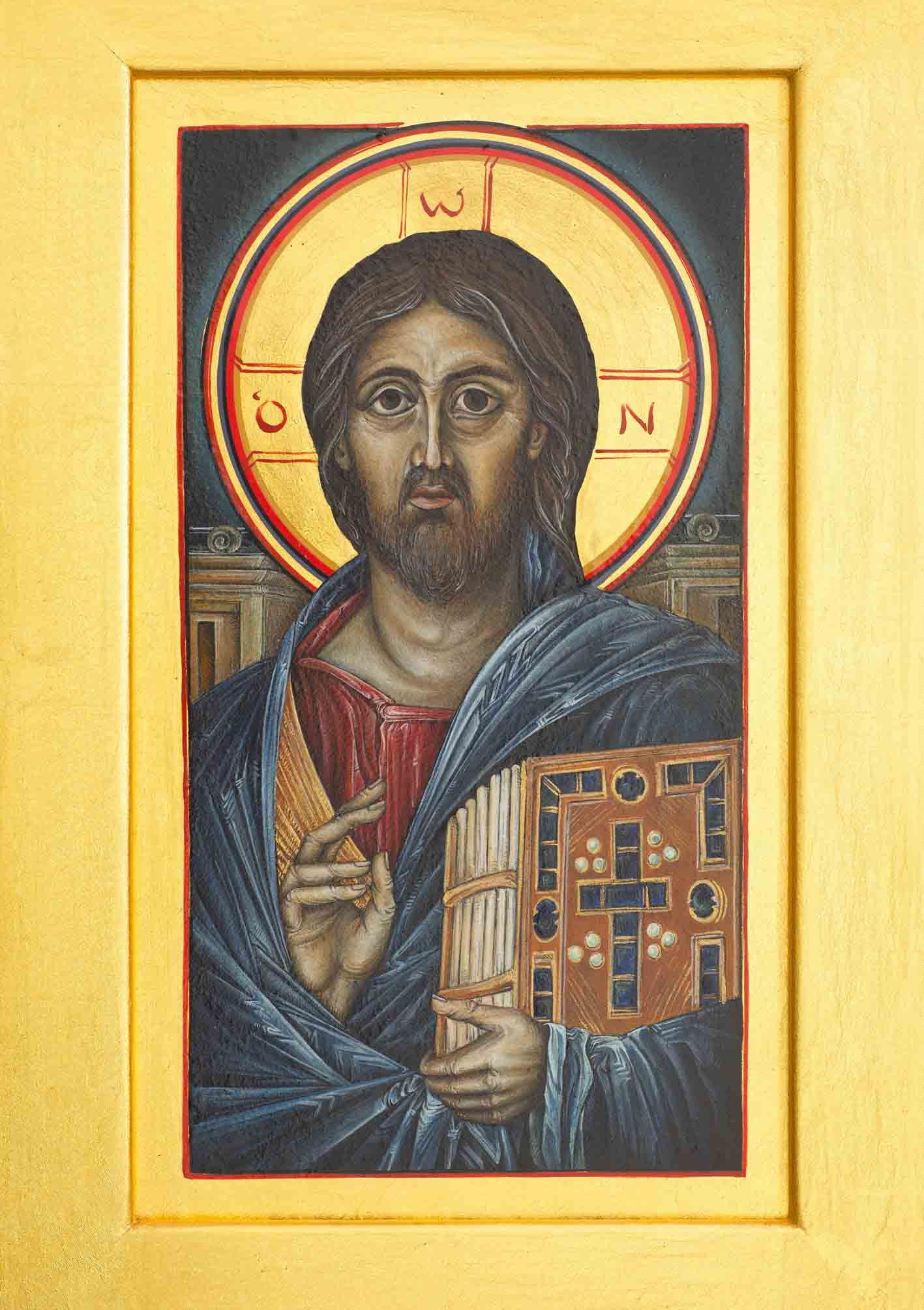 Klappkarte - Christus der Pantokrator