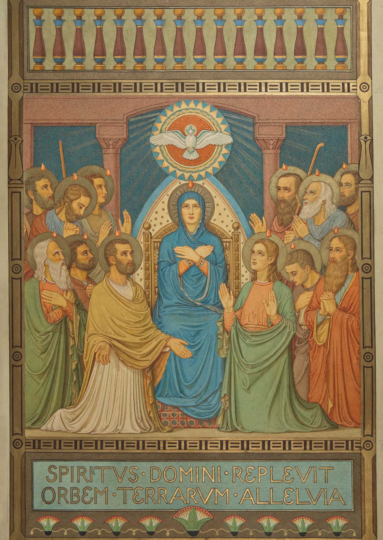 Kunst-Postkarte - Der Geist des Herrn Kunst-Postkarte - Der Geist des Herrn