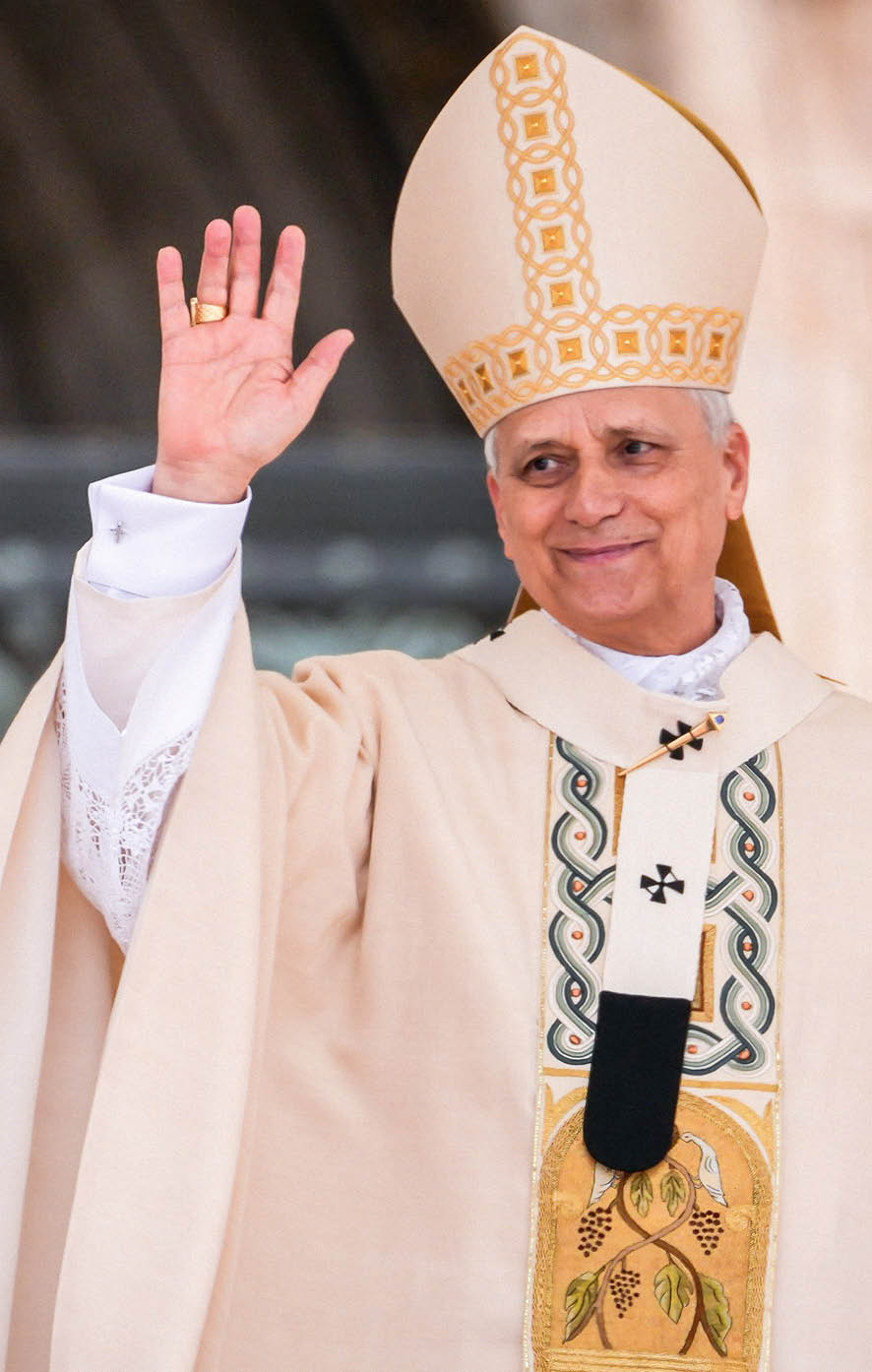 Bildchen - Papst Leo XIV. - mit Rückseitentext