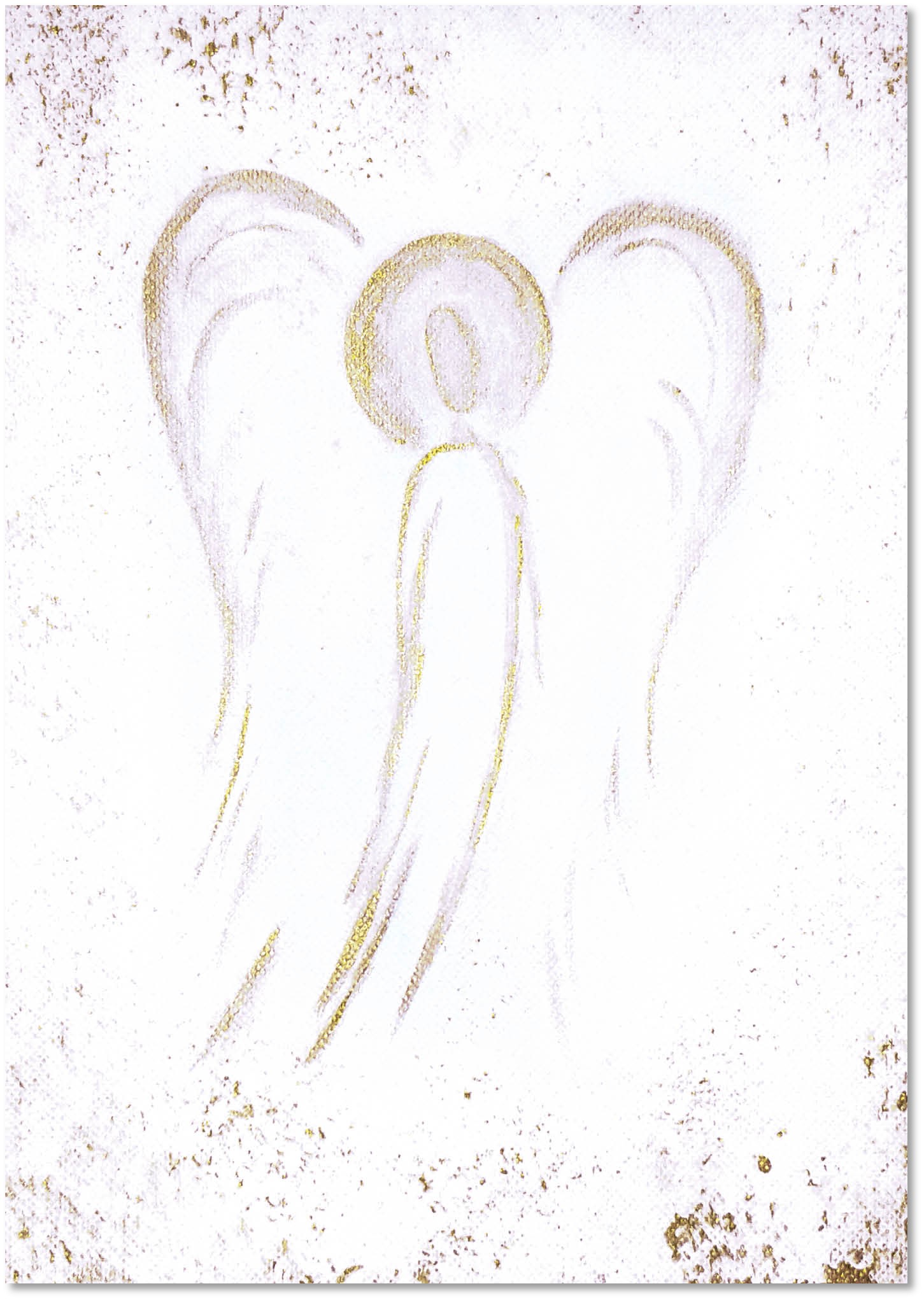 Klappkarte - Ein Engel voller Leichtigkeit