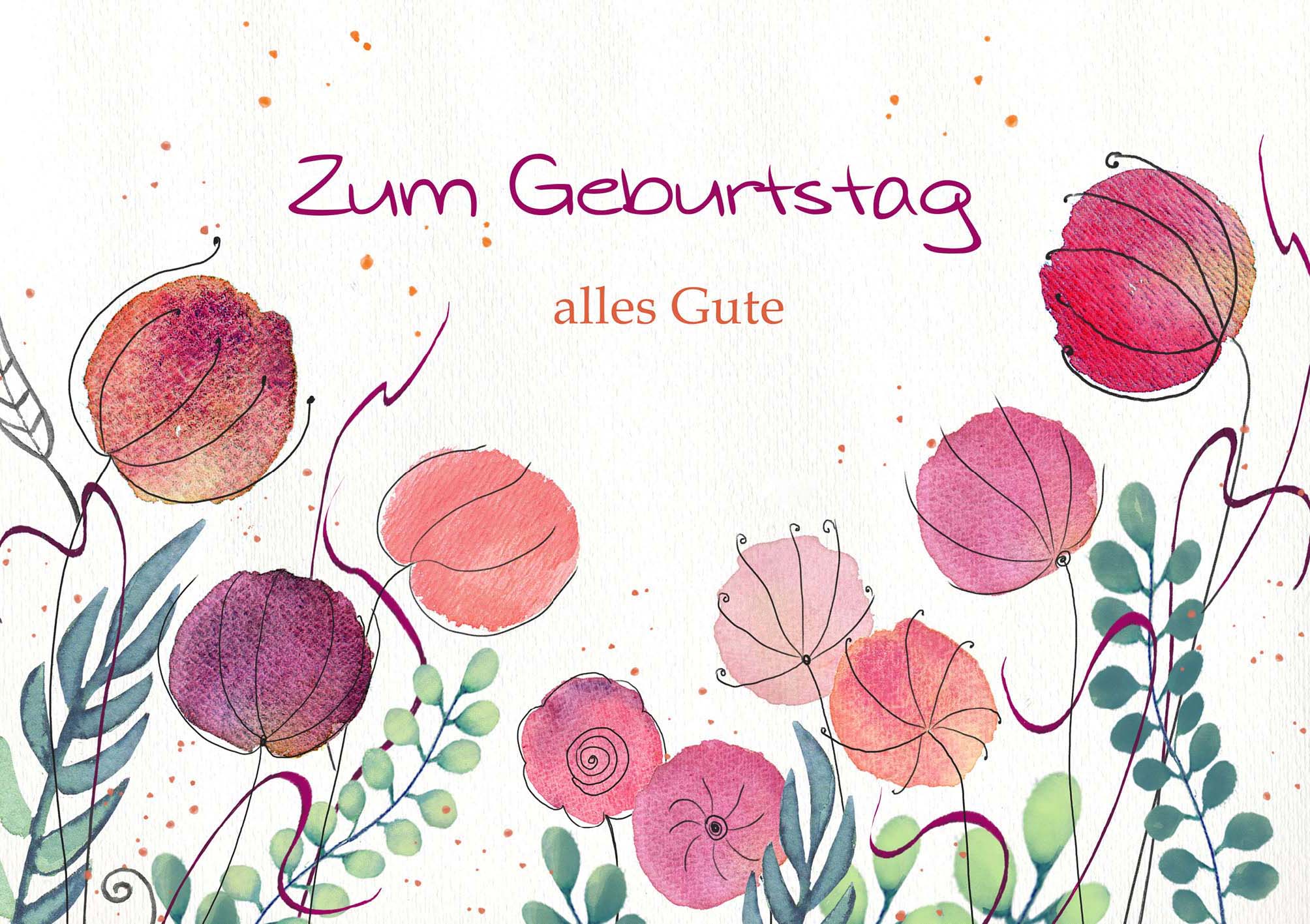 Kunst-Klappkarte - Ein besonderer Gruß für Dich Kunst-Klappkarte - Ein besonderer Gruß für Dich