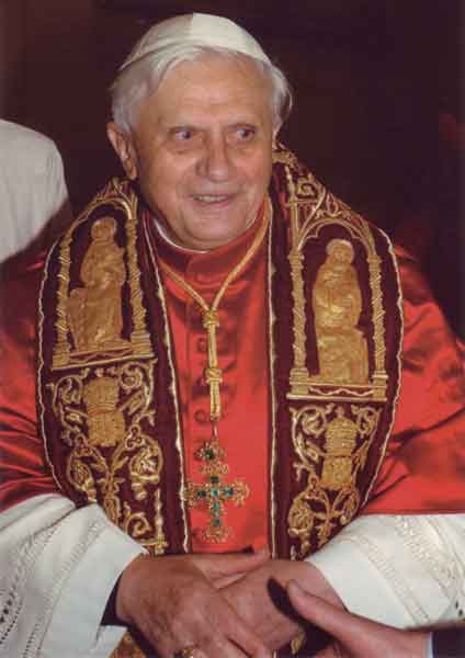 Kunst-Postkarte - Papst Benedikt XVI