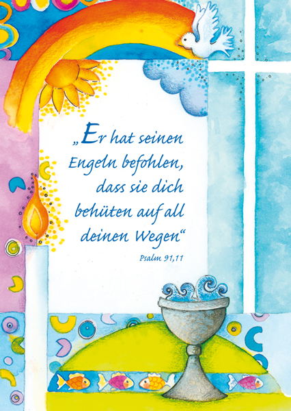 Klappkarte - Zur Taufe Klappkarte - Zur Taufe