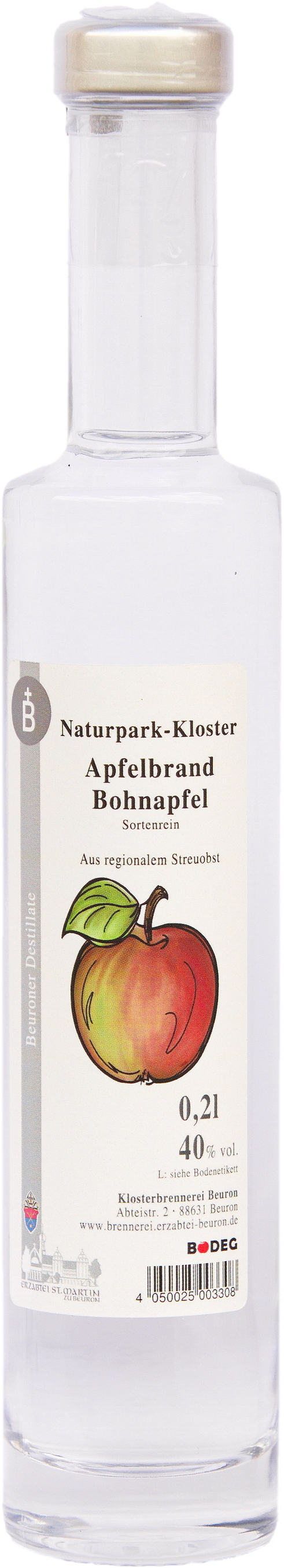Naturpark-Kloster-Apfelbrand Bohnapfel