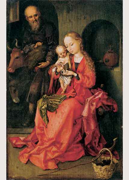 Kunst-Postkarte - Die Heilige Familie