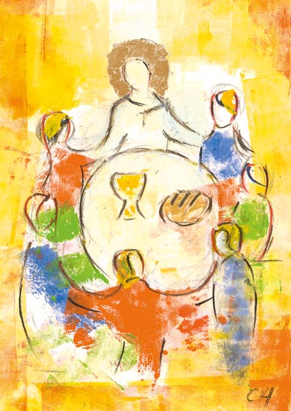 Kunst-Postkarte - Zum Leben eingeladen Kunst-Postkarte - Zum Leben eingeladen