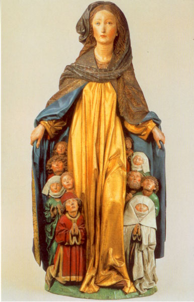 Bildchen - Schutzmantelmadonna