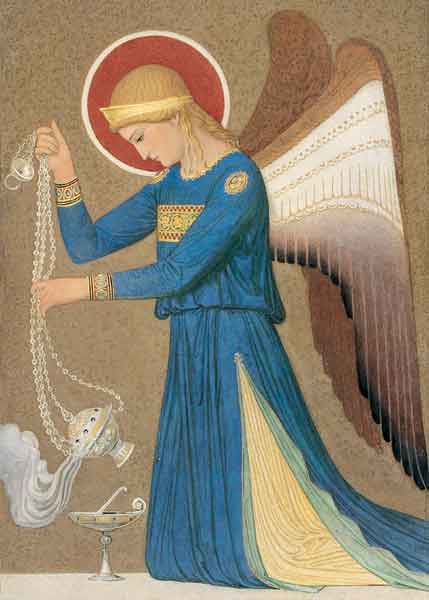 Kunst-Postkarte - Erzengel Raphael Kunst-Postkarte - Erzengel Raphael