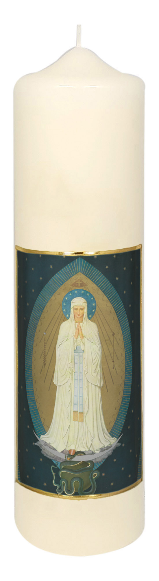 Tisch-/Altarkerze - Königin des Himmels Tisch-/Altarkerze - Königin des Himmels
