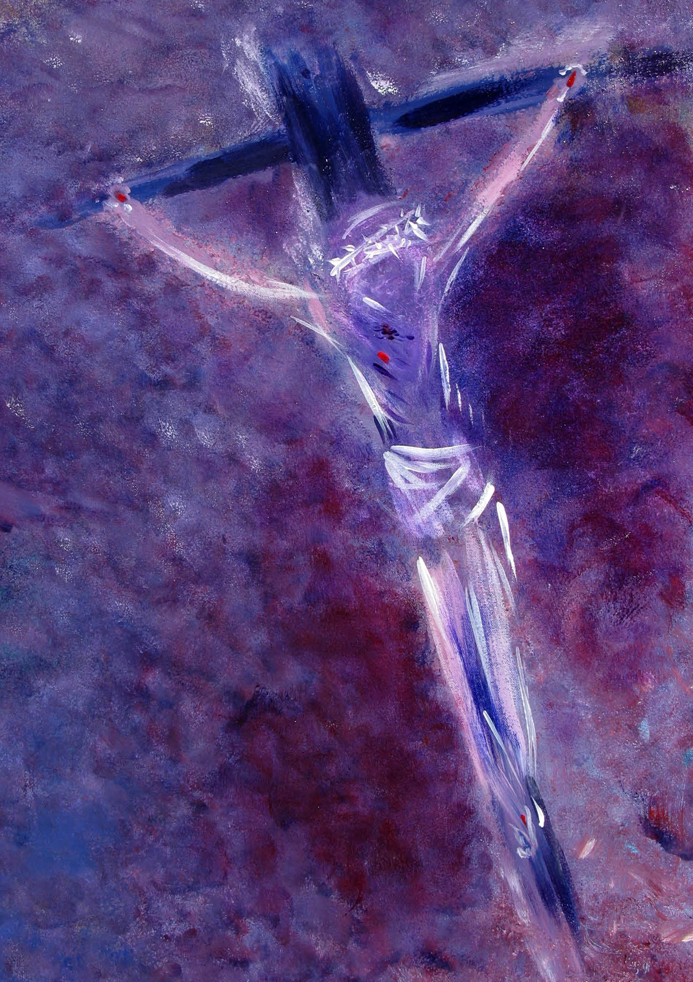 Kunst-Klappkarte - Liebe bis zur Vollendung