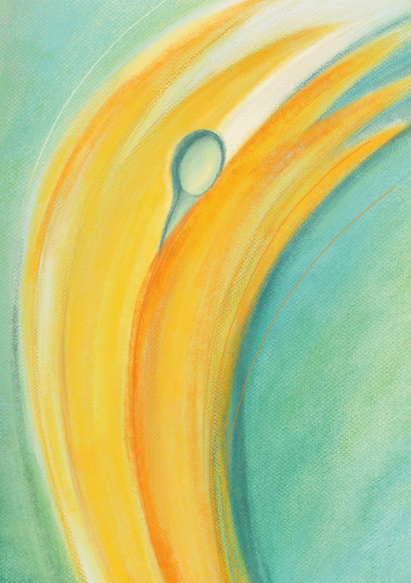 Kunst-Klappkarte - Sanfte Wogen des Engels Kunst-Klappkarte - Sanfte Wogen des Engels