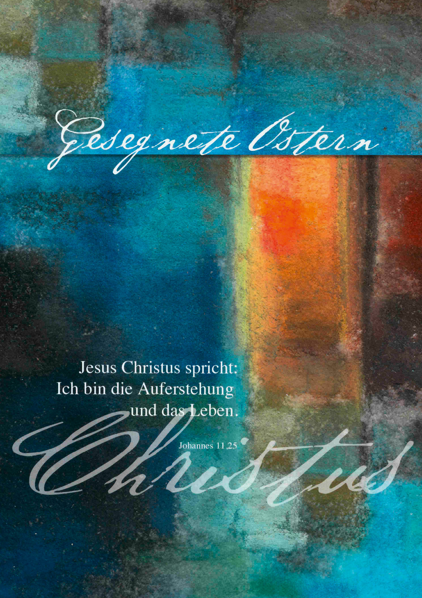 Kunst-Klappkarte - Im Dunkeln strahlt ein Licht Kunst-Klappkarte - Im Dunkeln strahlt ein Licht