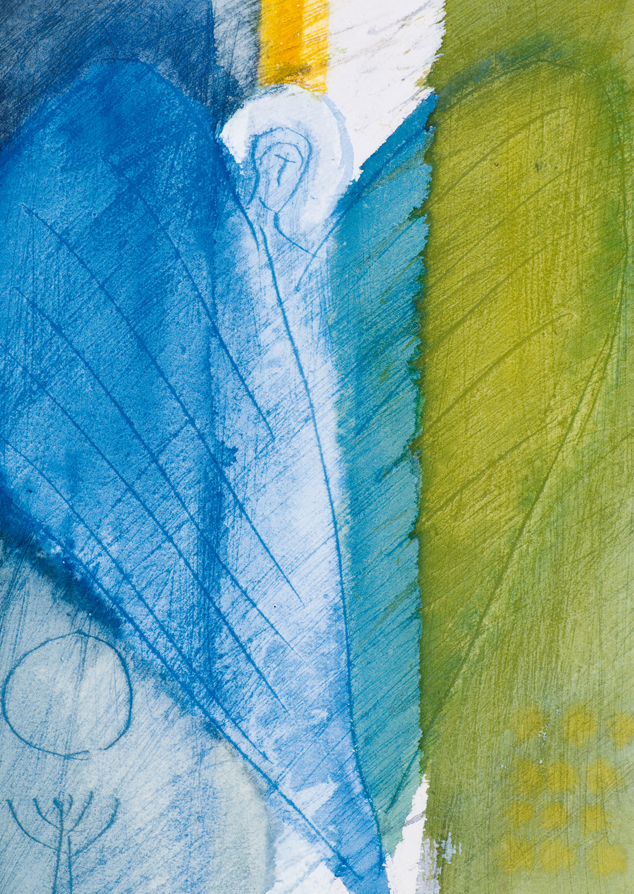 Kunst-Postkarte - Andreas Felger - Engel des Friedens