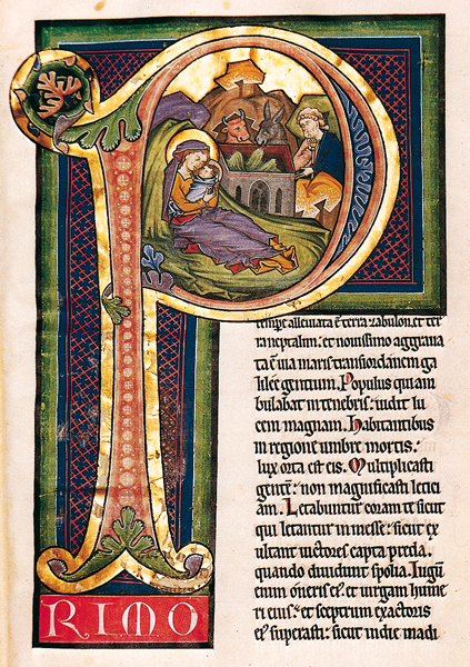 Kunst-Postkarte - Geburt Christ Kunst-Postkarte - Geburt Christ