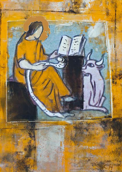 Kunst-Postkarte - Evangelist Lukas