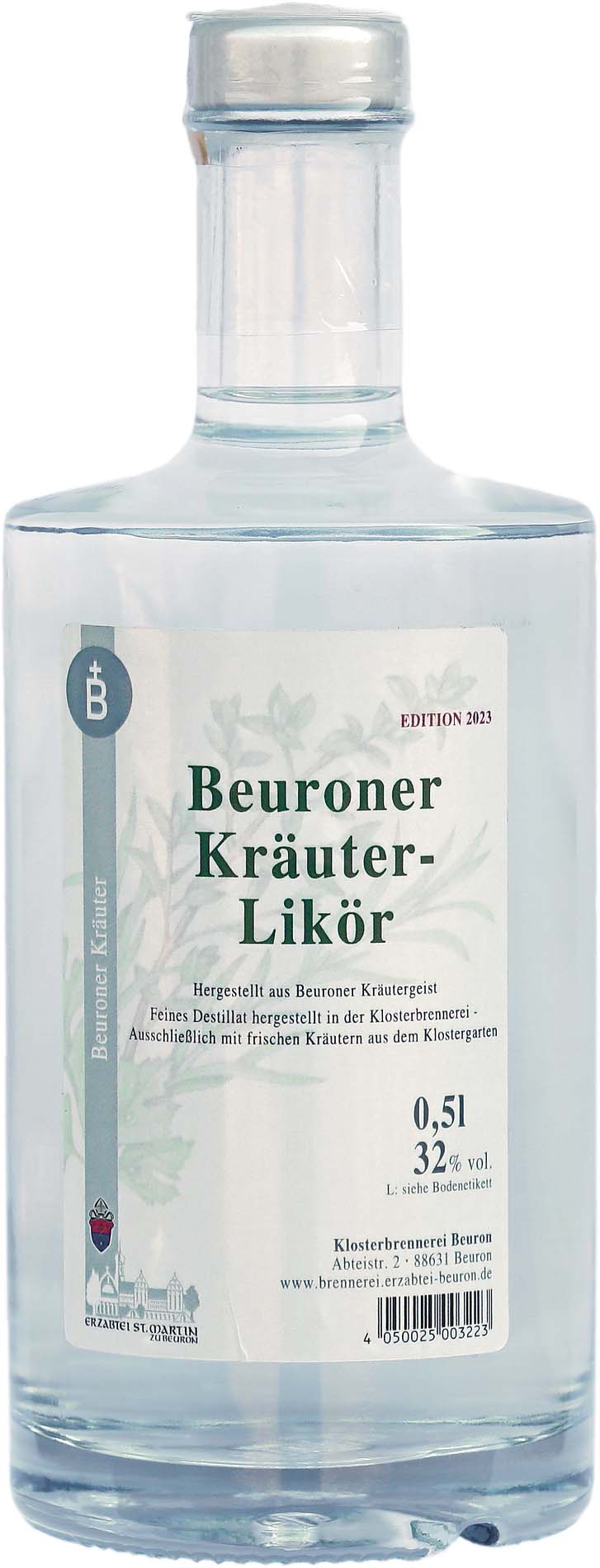 Likör: Beuroner Kräuter-Likör 0,5 ltr. Likör: Beuroner Kräuter-Likör 0,5 ltr.