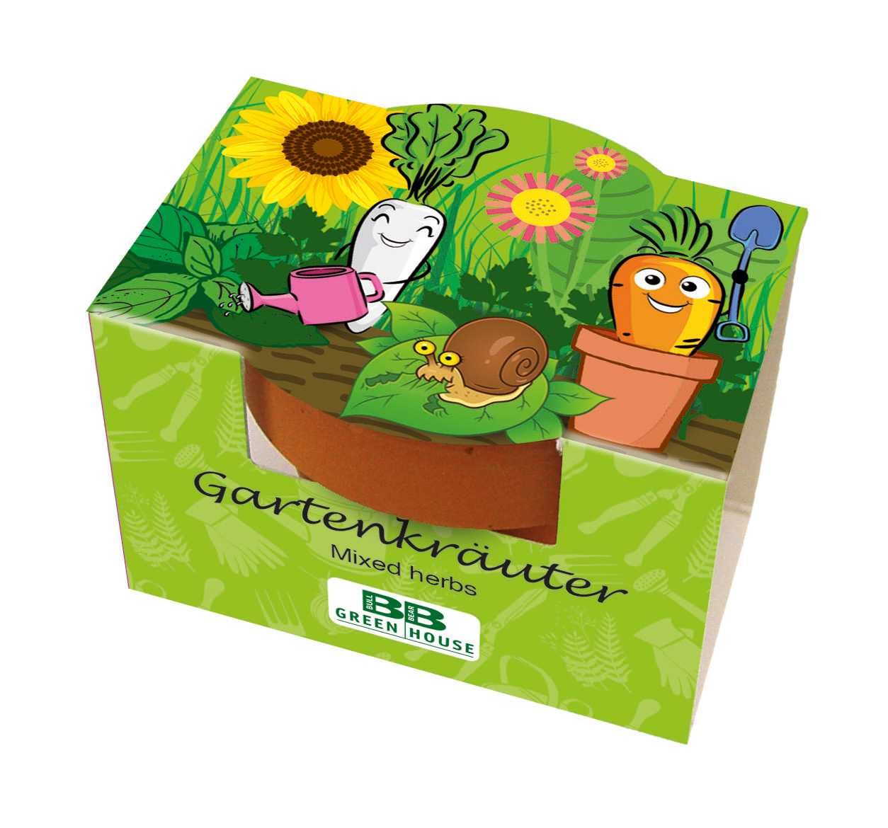 Mini-Pflanzset Gartenkräuter