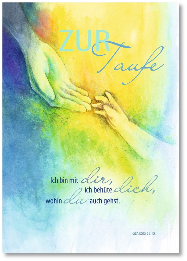 Klappkarte - Geborgen in Gottes Hand Klappkarte - Geborgen in Gottes Hand