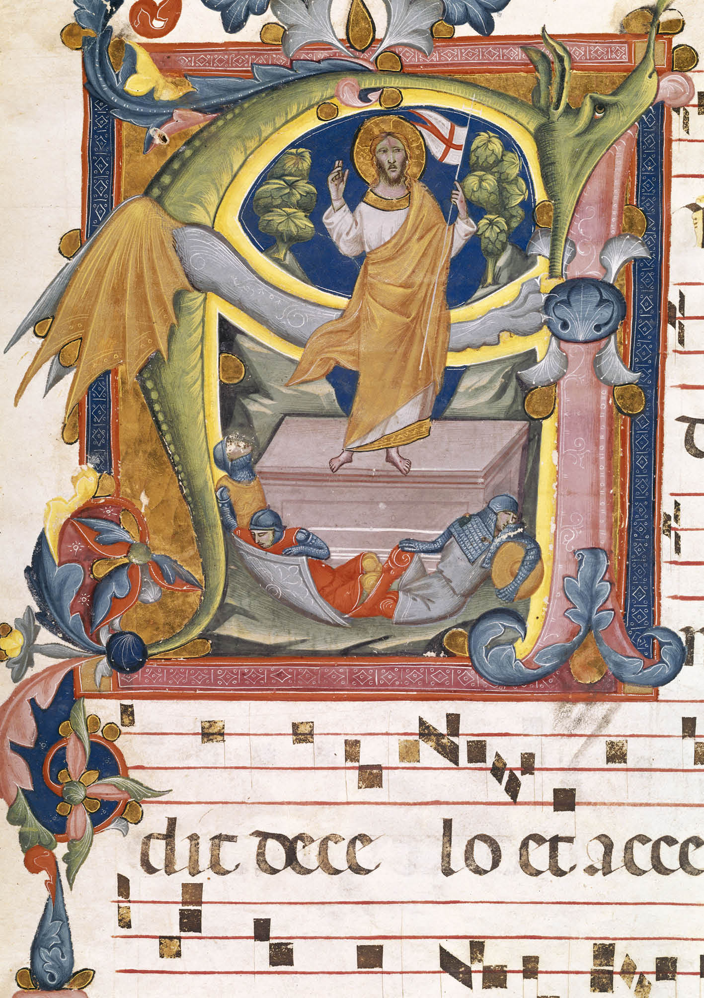 Kunst-Klappkarte - Auferstehung