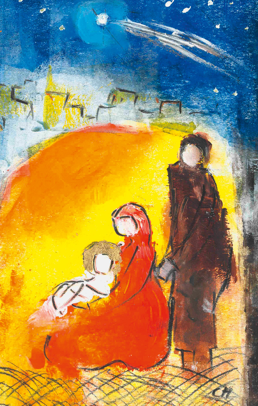 Bildchen - Licht in Bethlehems Stall