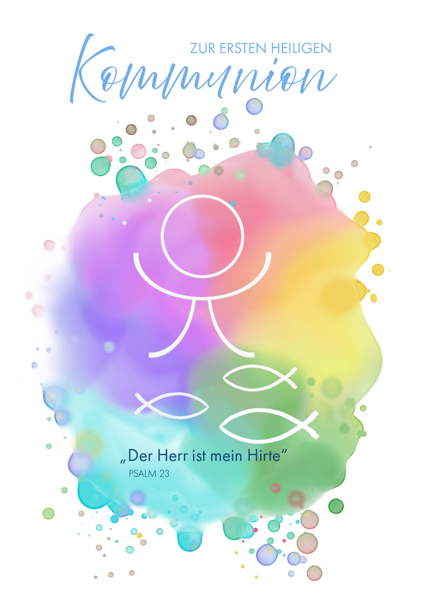 Kunst-Klappkarte - Du bist nicht allein