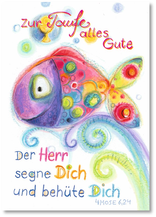 Klappkarte - Gesegnet und behütet Klappkarte - Gesegnet und behütet