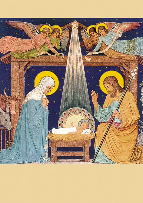 Klappkarte - Geburt Christi Klappkarte - Geburt Christi