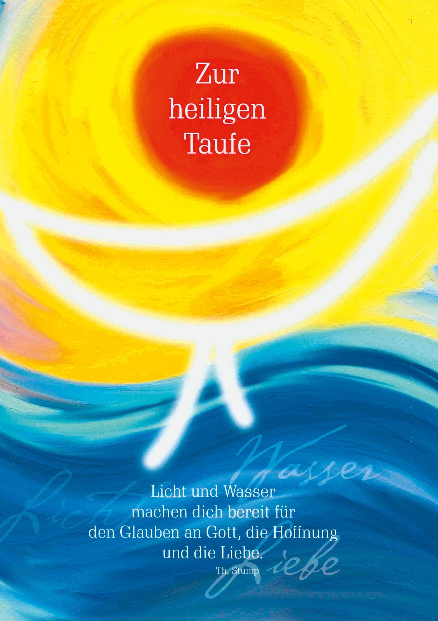 Kunst-Klappkarte - Quelle des Lebens Kunst-Klappkarte - Quelle des Lebens