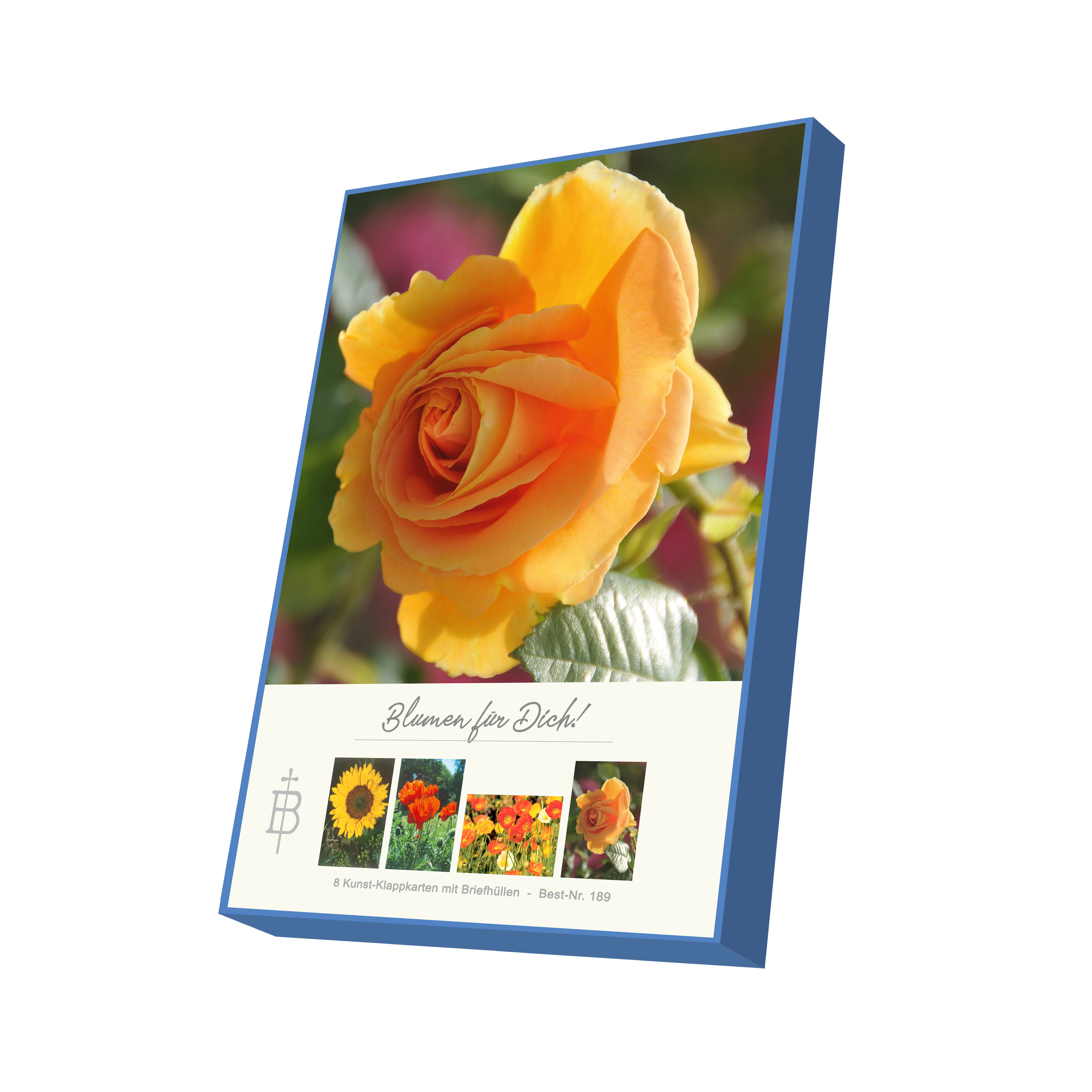 Kartenbox - Blumen für dich