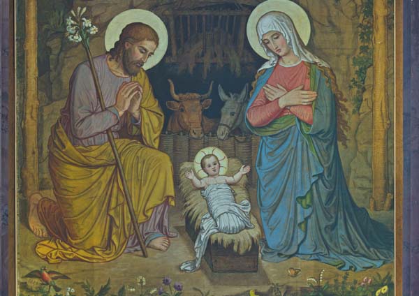 Klappkarte - Die Geburt Christi