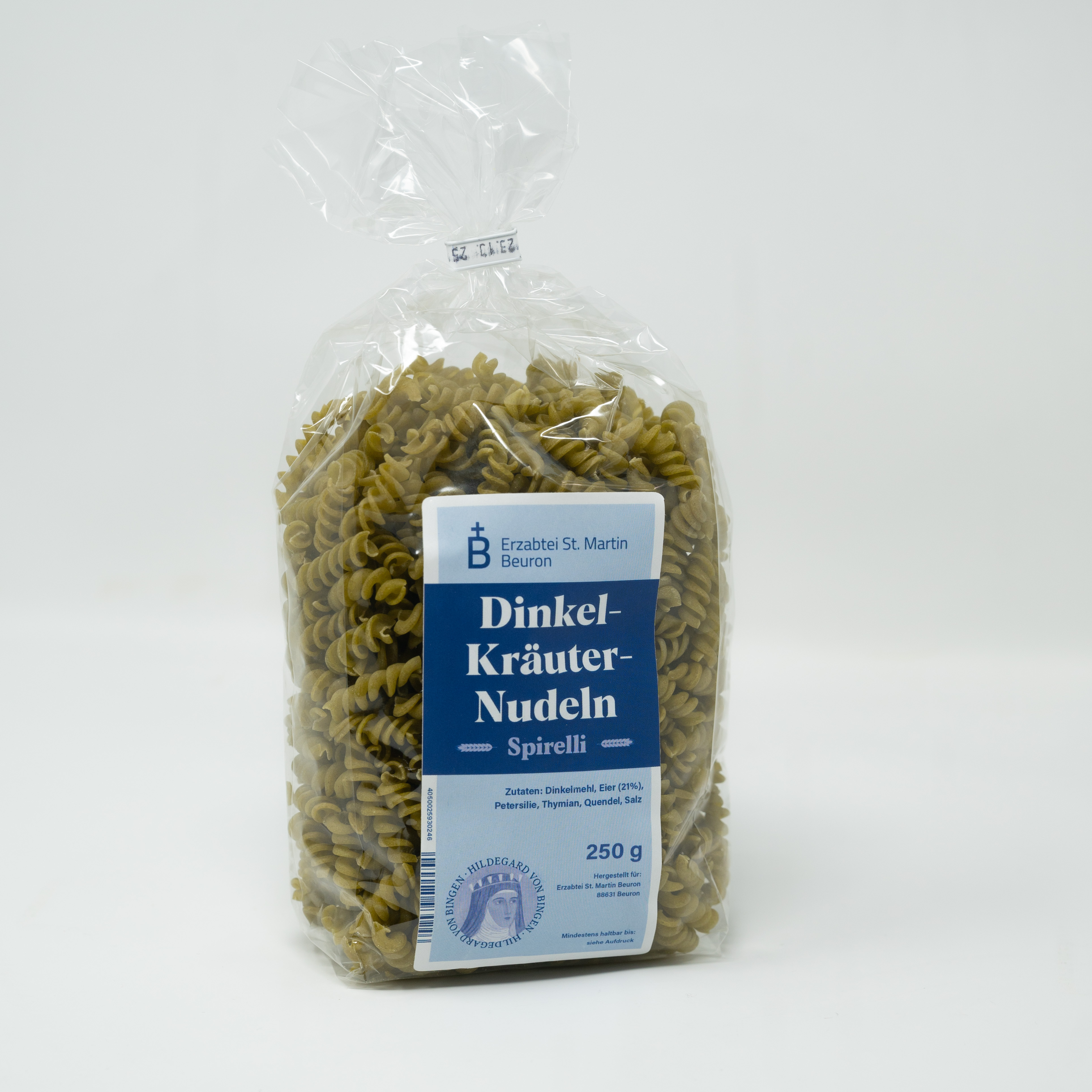 Dinkel-Kräuter-Nudeln "Spirelli"