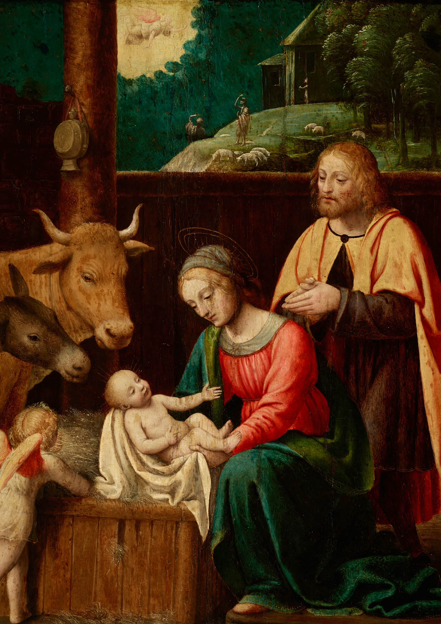  Klappkarte - Die Geburt Christi
