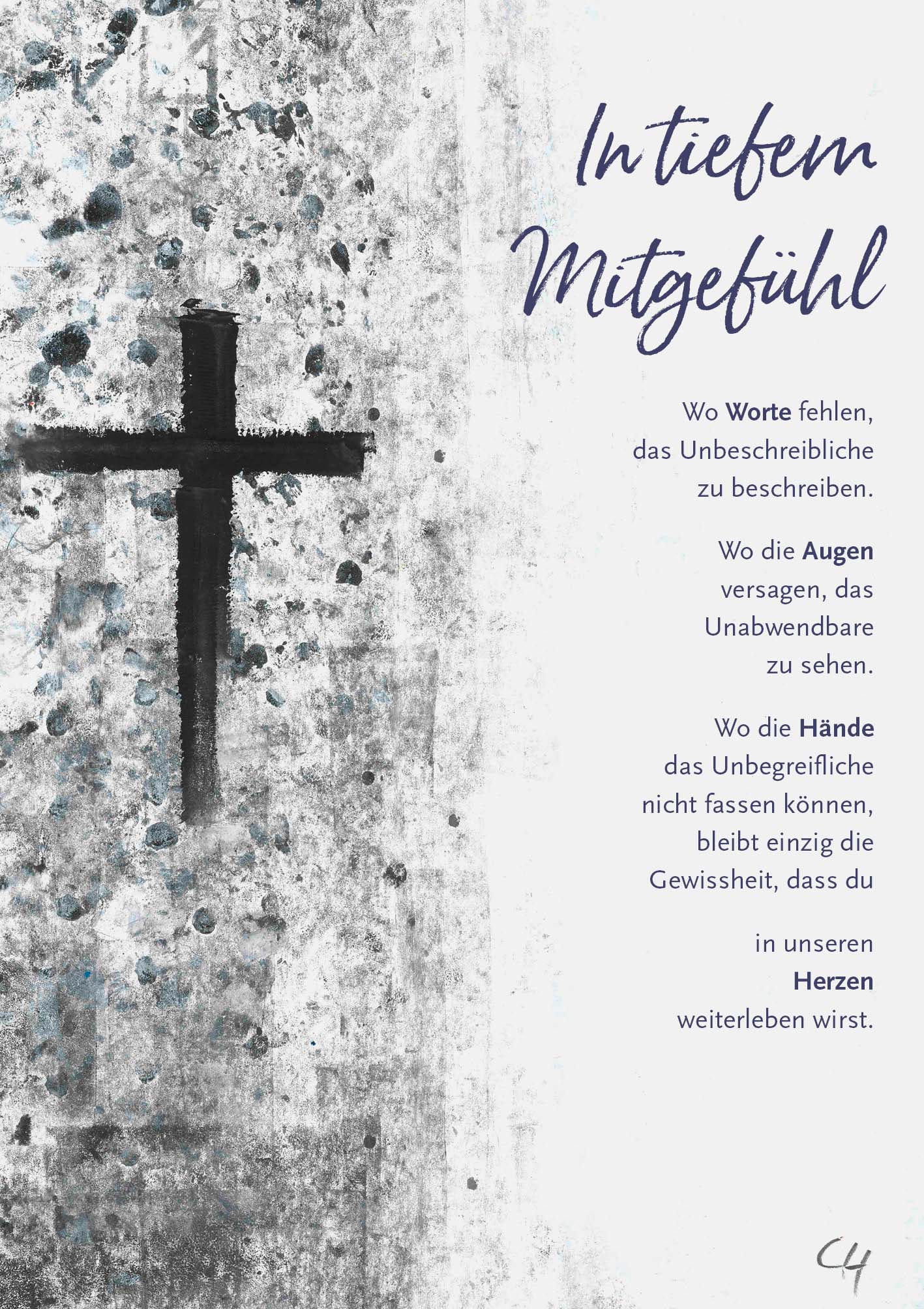 Kunst-Klappkarte - Heil des Kreuzes Kunst-Klappkarte - Heil des Kreuzes