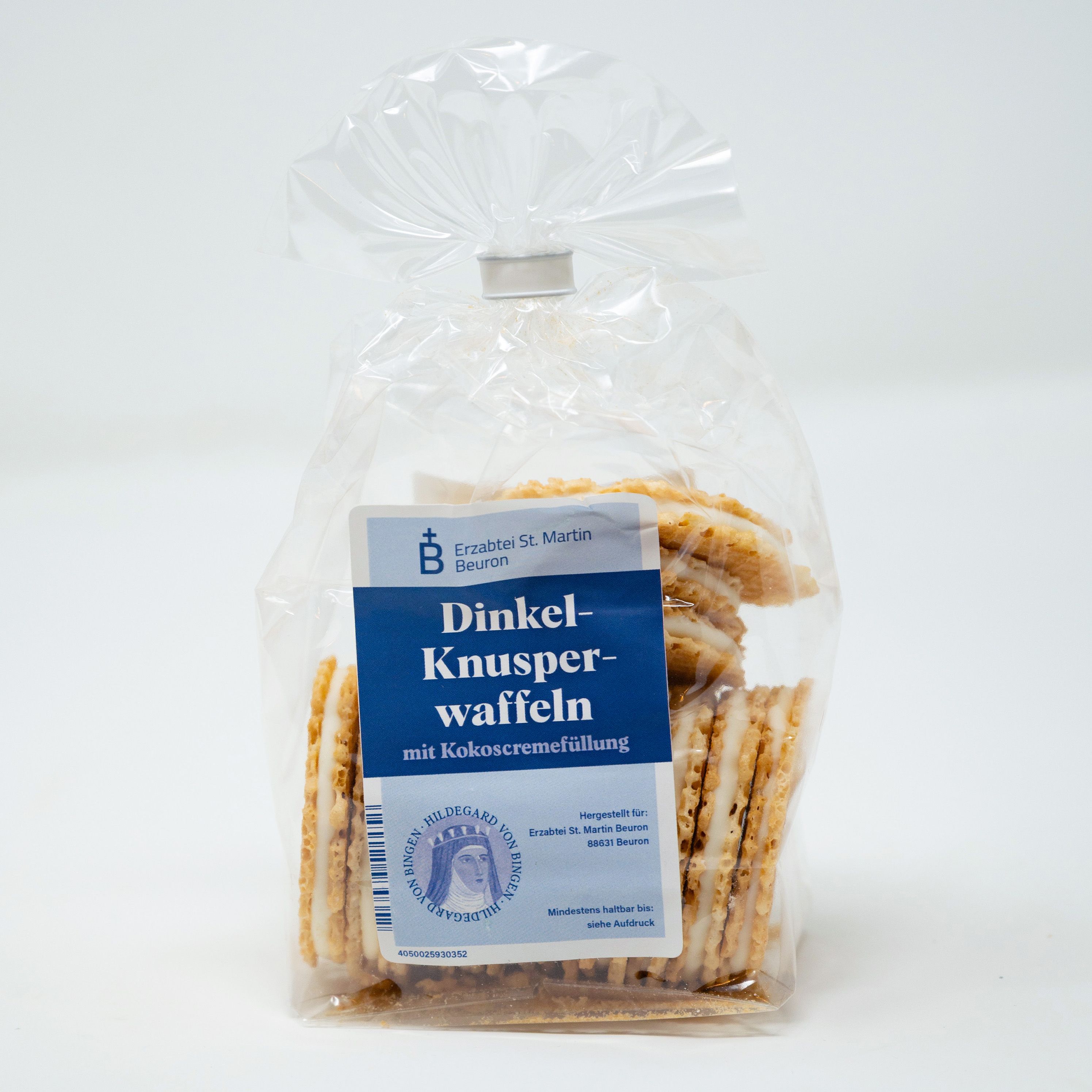 Dinkel-Knusperwaffeln "Kokoscremefüllung"